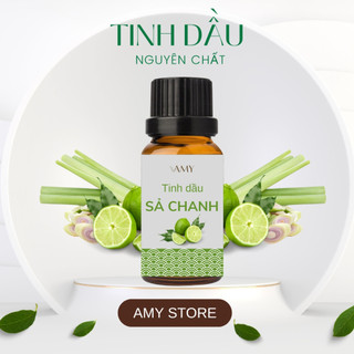Tinh dầu sả chanh organic xông phòng làm nến thơm đuổi muỗi khử mùi