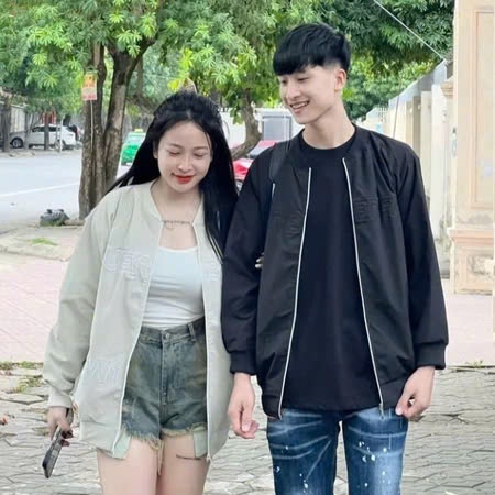 Áo Bomber gió BBOR lớp KẺ Nam nữ - dù 2 lớp dày dặn form rộng siêu xinh