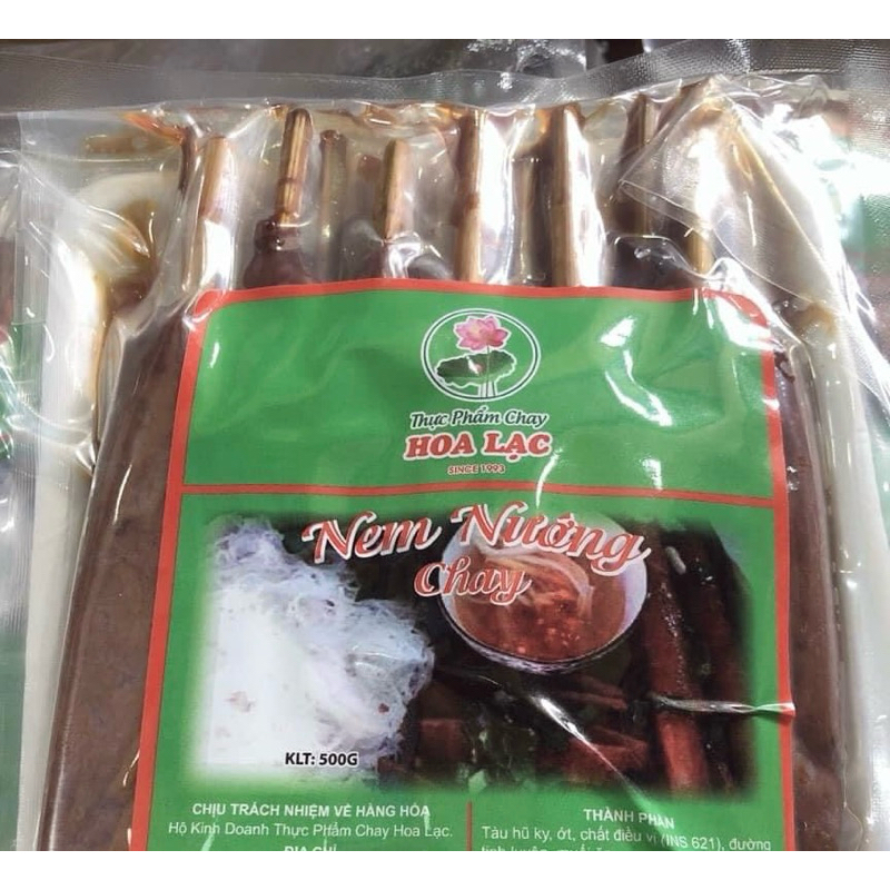 Nem Nướng thuần chay Hoa Lạc ( chỉ giao khu vực Tphcm )