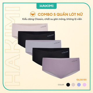 COMBO 5 Quần Lót Su Nữ Tàng Hình HAKIMI Ôm Sát Không Lộ Viền QL230155