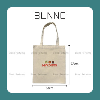 Túi Tote Mykonos chất liệu canvas (38 x 33)