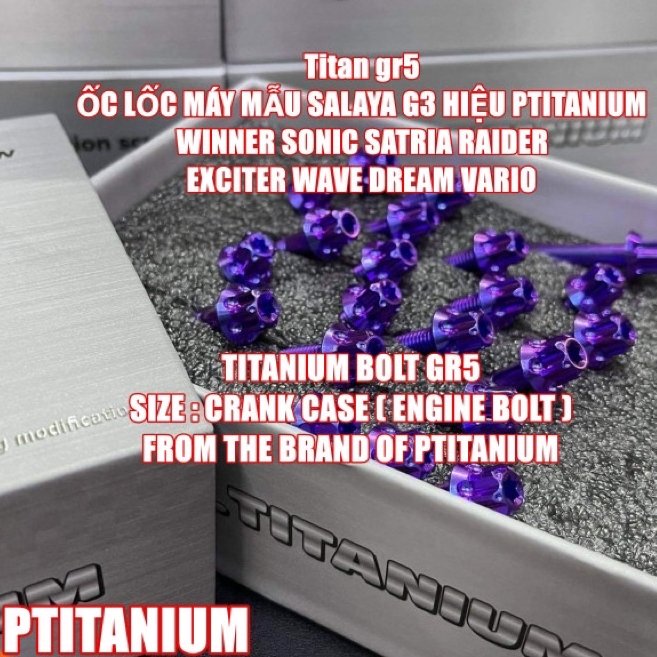 ốc lốc máy salaya g03 cho exciter winner x sonic satria raider (crank case salaya g03 honda yamaha s