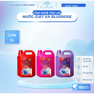 Nước giặt xả 6 in1 BLUEROSE can 5L hương NOBLE + LUXURY + ROMANTIC