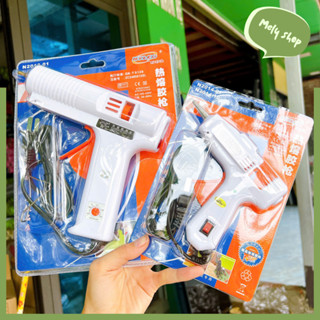 [Siêu Bền]_Súng Bắn Keo Nến Silicon Trắng To Và Nhỏ Loại Xịn, Máy Bắn Keo "Điều Chỉnh Nhiệt Độ" Dùng Bắn Keo Nến Cực Bền