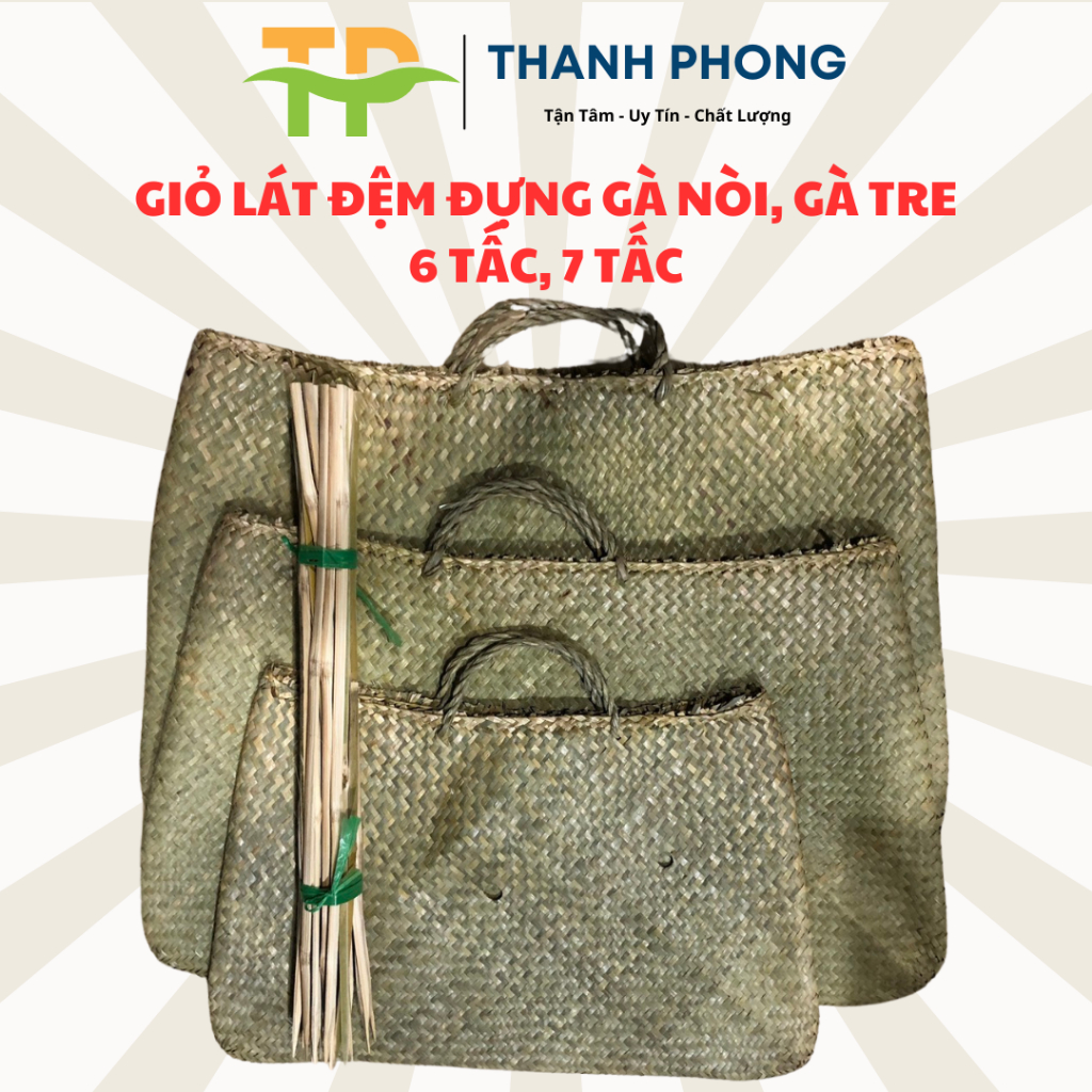 Giỏ gà cối đệm đựng gà nòi, gà tre, giỏ gà đá gà chọi 6 tấc 7 tấc