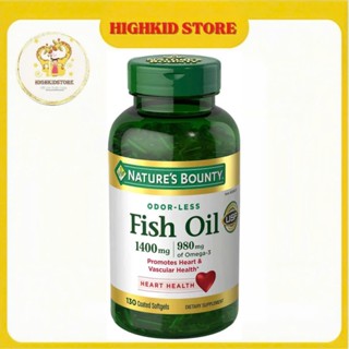 Viên uống dầu cá Fish Oil Nature Bounty 1400mg 130 viên
