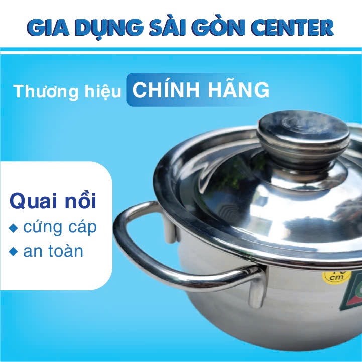 Nồi Inox lớn 304 cao cấp THAPHAFAC-PHÚC HƯNG PHÁT kích cỡ lớn 38cm,40cm,44cm an toàn và tiện lợi.