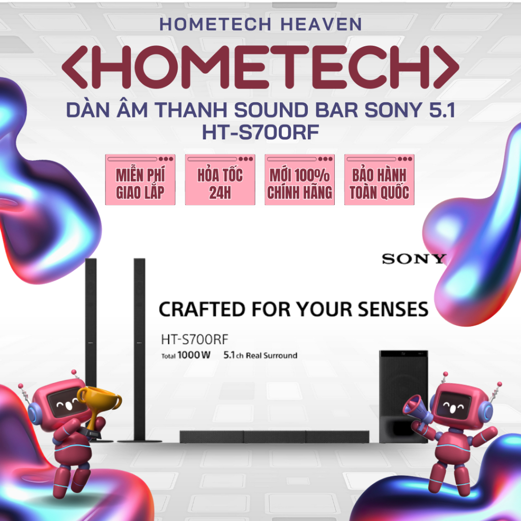 HT-S700RF - Dàn âm thanh Sound Bar Sony 5.1 HT-S700RF - Hàng Chính Hãng, Mới 100%