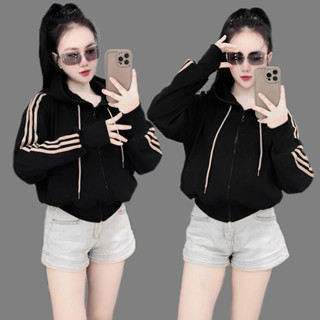 Áo khoác Gân style trẻ trung-HF Shop