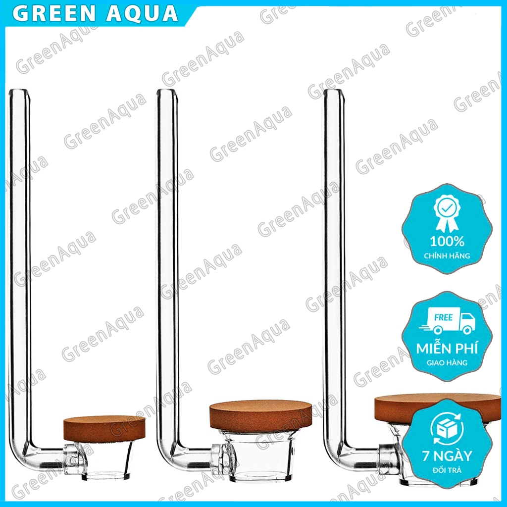 Cốc sủi CO2 TWINSTAR siêu mịn, tối ưu hòa tan CO2 cho cây thủy sinh quang hợp trong hồ cá cảnh