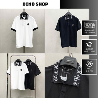 Áo Polo Nam Philip Thêu Chữ Viền Cổ Mới Nhất - Áo Polo Nam Philip Logo Nhỏ Đơn giản
