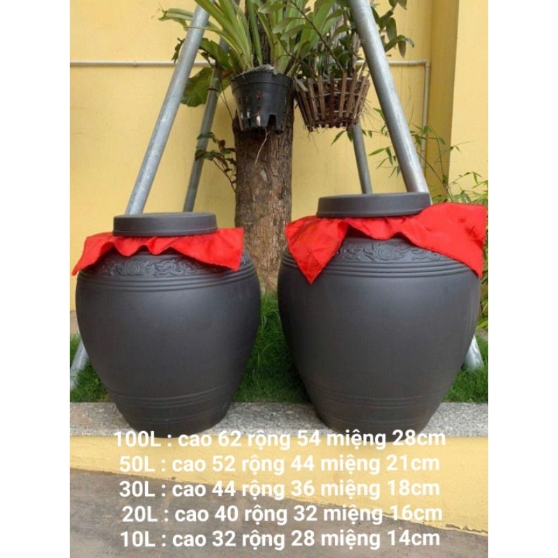 Chum Gốm ngâm rượu,Bình Rượu Bát Tràng 10L ,15L,20L,50L hàng Cao Cấp Loại 1