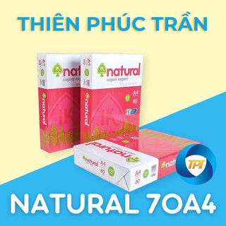 Giấy in photocopy IK Natural A4 70gsm 500 tờ/ream