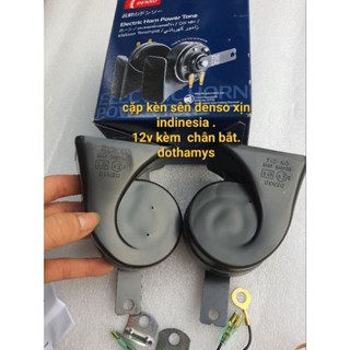 cặp kèn sên Denso xịn kèm rắc 12v xe hơi, xe tải ,xe máy chất lượng 12v xịn