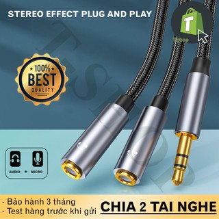 Jack chia ra 2 cổng tai nghe