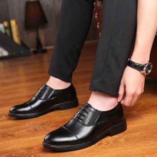 Giày tây nam giày nam kiểu dáng SQ  phong cách lịch lãm đế khâu chắc chắn Shoes