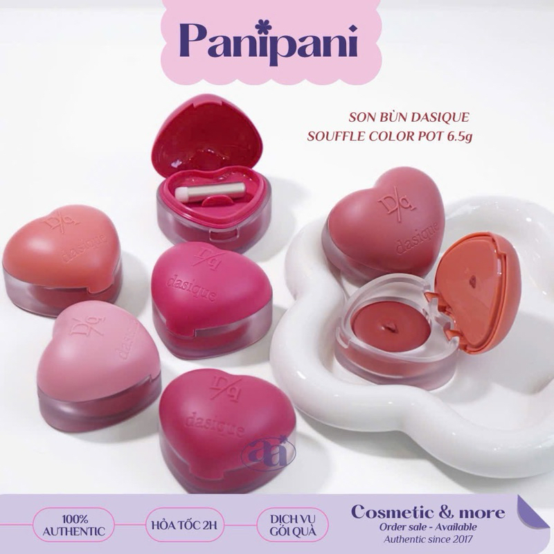 Son Kem Bùn DASIQUE Souffle Color Pot 6.5g | BigBuy360 - bigbuy360.vn