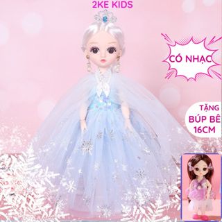  Búp bê barbie có khớp 30cm ,búp bê có nhạc công chúa ,cô dâu làm quà tặng cho bé gái-2KE KIDS 