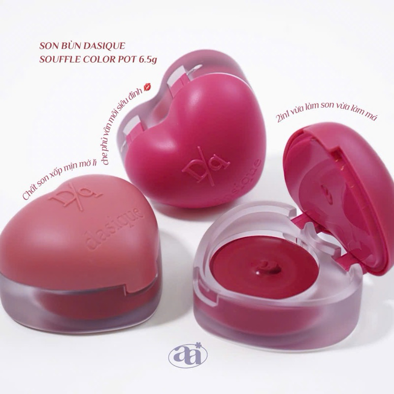 Son Kem Bùn DASIQUE Souffle Color Pot 6.5g | BigBuy360 - bigbuy360.vn