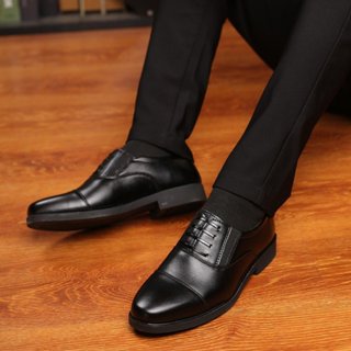Giày tây nam giày nam kiểu dáng SQ  phong cách lịch lãm đế khâu chắc chắn Shoes