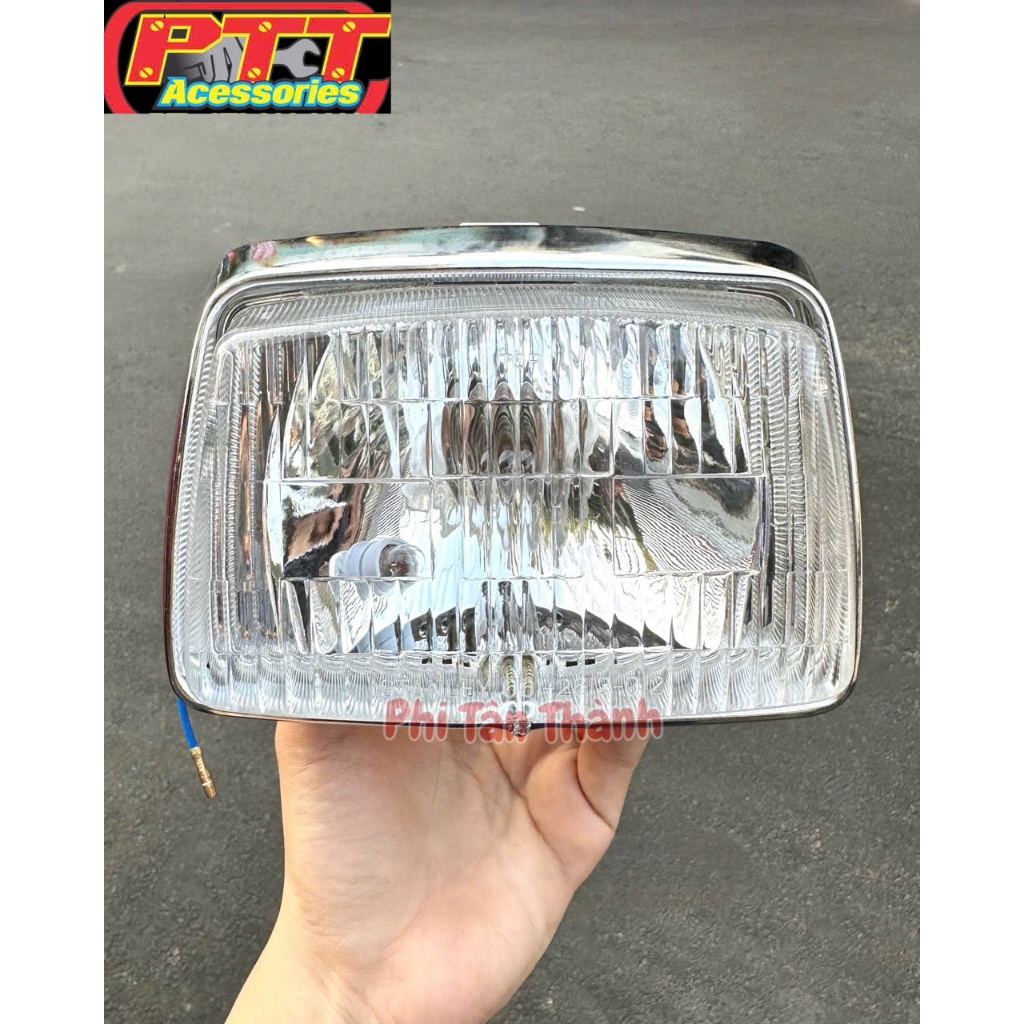 ( LOẠI ĐẸP CÓ CHUI BÓNG ) PHA ĐÈN TRƯỚC XE CUB 82 , 84 , 92 , DH , DD
