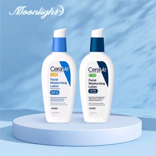  Cerave AM PM Kem dưỡng ẩm da mặt của Pháp 89ml dưỡng ẩm chống nắng làm trắng da 