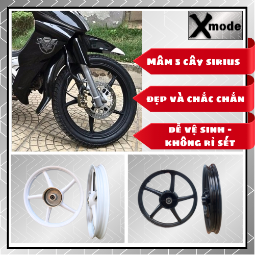 Mâm sirius, Exiter 2010 5 cây mâm Sirius Xmode bánh mâm cao cấp hot trend siêu đẹp siêu bền