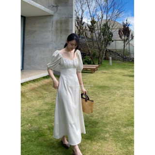  Sofie Linen Dress - Đầm Linen Ly Ngực Tay Bồng   ảnh chính chủ   