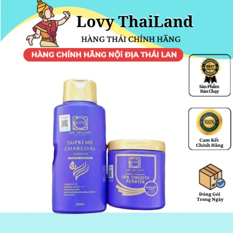 1 Hủ Kem Ủ Hấp Tóc Thái Lan Lolentis Hair Spa, Spa Smooth Keratin, Bio Extra Super Cream mềm mượt tóc lưu hương lâu