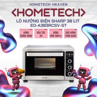 ☑️ Lò Nướng Điện Sharp 38 Lit EO-A383RCSV-ST - Công Suất 2000W, 5 Chức Năng Nướng,Xiên Quay Và Đối Lưu - Hàng Chính Hãng