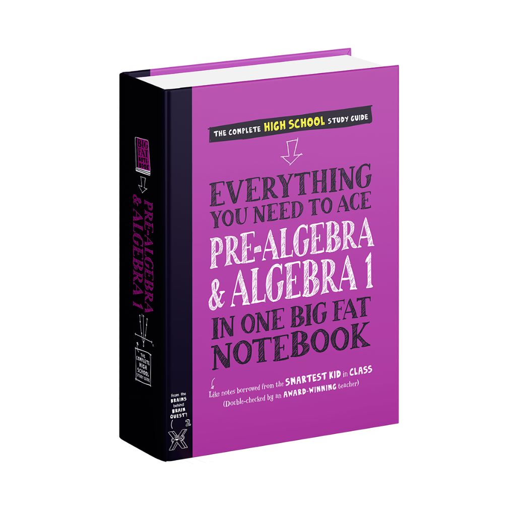 Sách Everything you need to ace prealgebra and algebra1 Sổ tay đại số lớp 8 đến lớp 12 Á Châu Books