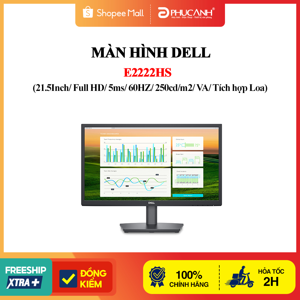 Màn hình Dell E2222HS 21.5Inch (Bảo hành Hãng 36 tháng)