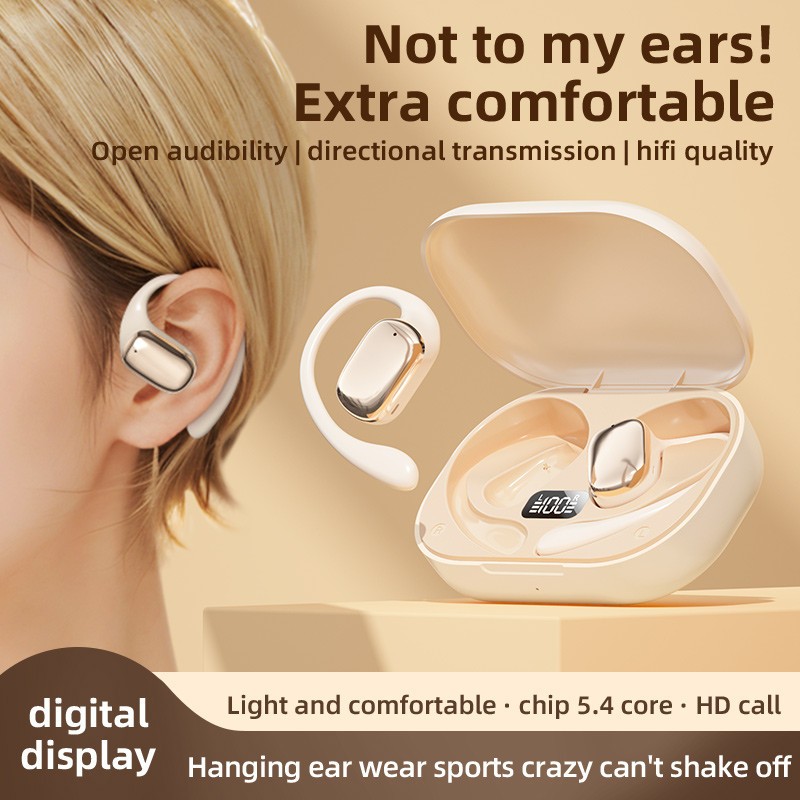 Original J05A OWS Tai nghe hướng dẫn xương Tai nghe mở Bluetooth 5.4 HiFi Stereo ENC Tiếng ồn HD Thể