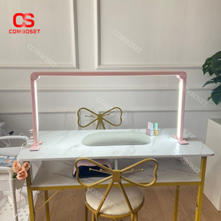 Đèn Bàn Gập Làm Móng Bằng Nhôm, Chăm Sóc Da Mặt, Làm Đẹp, Học Bài Với 3 Chế Độ Sáng