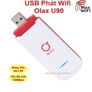 [ HỎA TỐC ] Cục Phát Wifi Di Động 4G USB Olax U90 - Phát Wifi Từ Sim 3G 4G Tốc Độ Cao