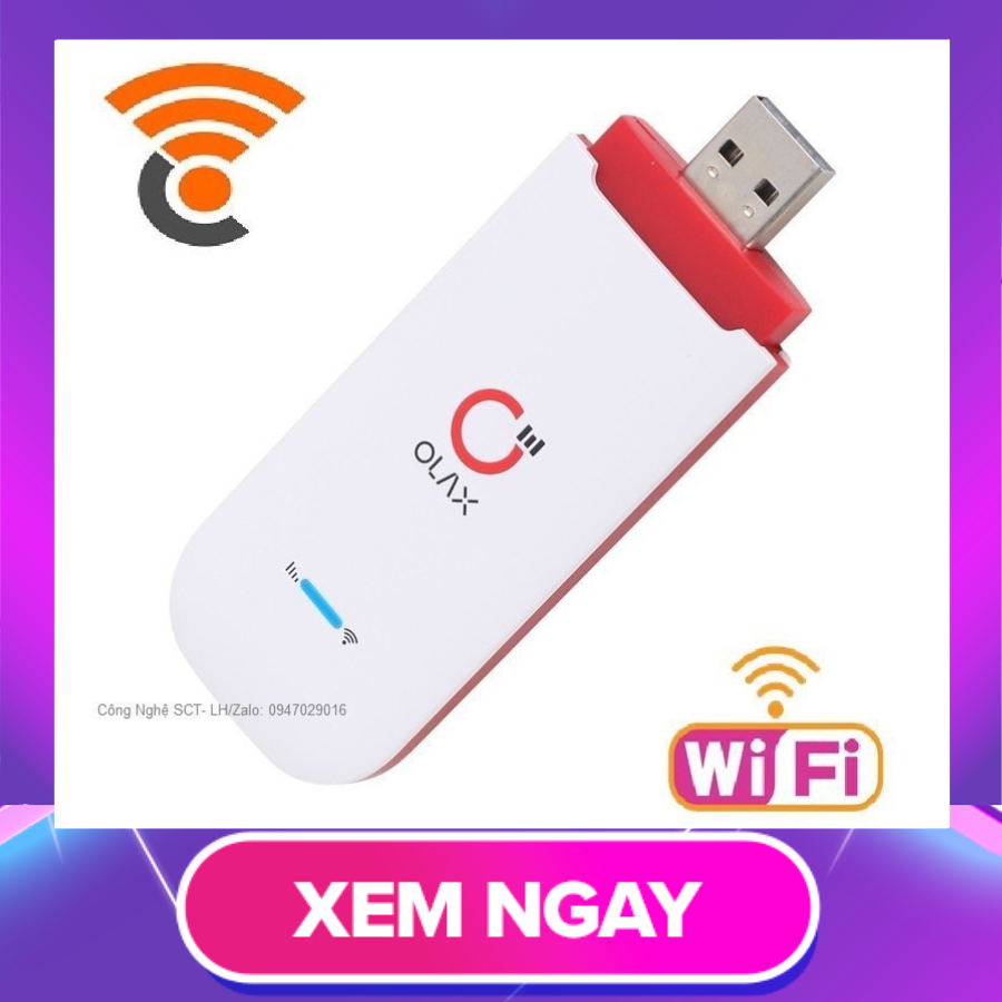 [ HỎA TỐC ] Cục Phát Wifi Di Động 4G USB Olax U90 - Phát Wifi Từ Sim 3G 4G Tốc Độ Cao