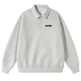 Áo Polo Sweater NOVITA Nỉ 2 Da Unisex Nam Nữ Local Brand/the most famous