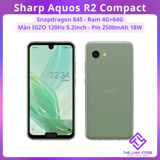 Điện thoại Sharp Aquos R2 Compact màn 120Hz 5.2 inch - Snapdragon 845 ram 4G 64G