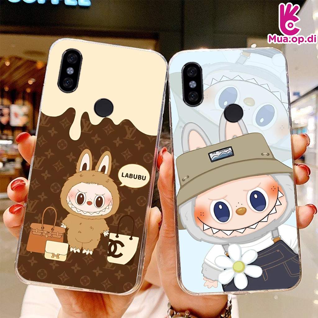Ốp Silicon in Labubu Xiaomi Redmi Note 5/5 Pro, Note 7/7 Pro, Note 8, 6 Pro, Redmi 7, Mi 8, Mi 8 Pro