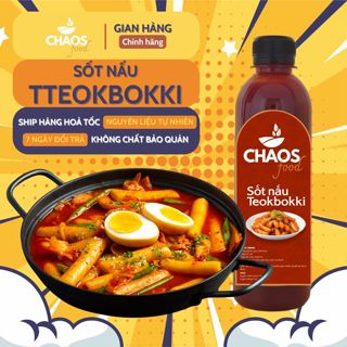 Sốt Tteokbokki, xốt tokbokki, xốt bánh gạo cay Korea, xốt tokboki Hàn Quốc 420 gram - Chaos Food