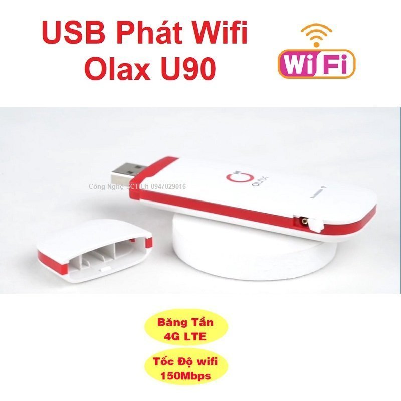 [ GIÁ SỐC ] USB PHÁT WIFI BẰNG SIM 3G 4G OLAX U90 HỖ TRỢ KẾT NỐI NHIỀU THIẾT BỊ
