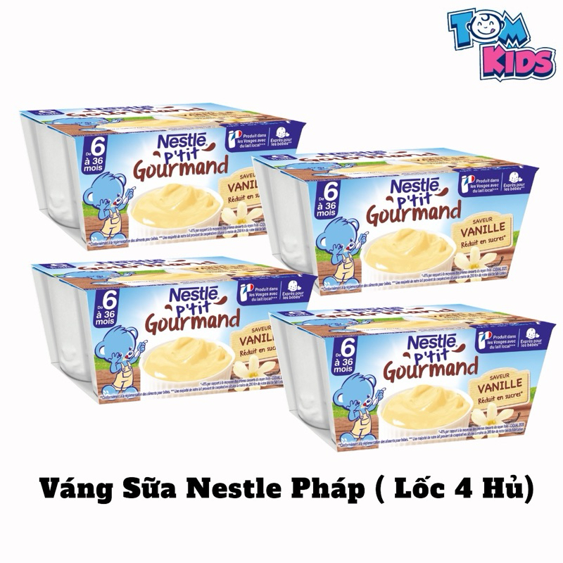 Date 2/2026 [CHUẨN HÀNG AIR ] Váng Sữa Nestle PHÁP 6M+