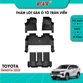 Thảm lót sàn Toyota Innova Cross (XĂ.NG) 2023 - 2024 3D nhựa TPE Fitmat