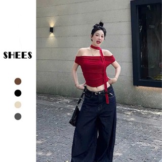 [KÈM DÂY] Áo trễ vai Justdun nữ tay ngắn thun cotton mềm mịn Z24 Shees Clothing Sg M310