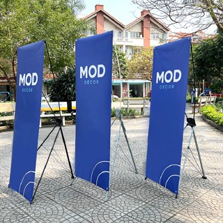 Chân Standee Chữ X, Khung Standee loại 3 chân dùng để treo ảnh quảng cáo | MOD