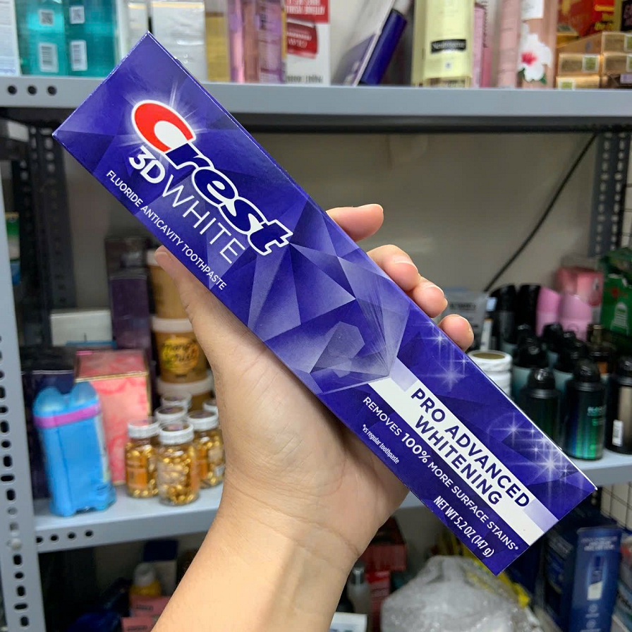KEM ĐÁNH RĂNG CREST 3D WHITE PRO ADVANCED WHITENING 147G