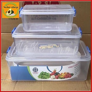 {GIÁ HỦY DIỆT}Bộ 3 hộp nhựa đựng thức ăn việt nhật