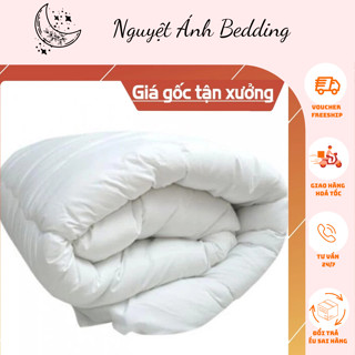  Ruột Chăn bông Ruột mền mùa đông loại dùng trong khách sạn nhà nghỉ được trần bông tấm trắng mềm mại siêu nhẹ 1m8x2m 