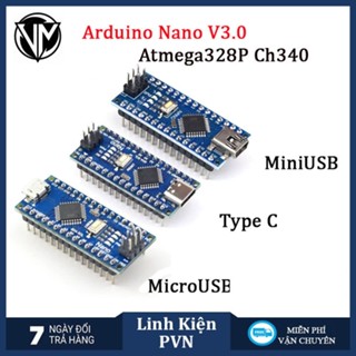 Module arduino NANO V3.0 Atmega328P CH340 MiniUSB / TypeC / MicroUSB