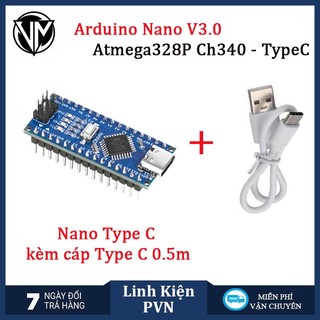 Module arduino NANO V3.0 Atmega328P CH340 MiniUSB / TypeC / MicroUSB
